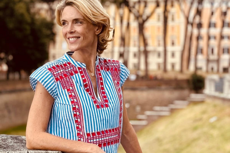 #43 - Julie Andrieu : une vie de voyages et de cuisine, une soupe de pieds et la dolce vita en famille