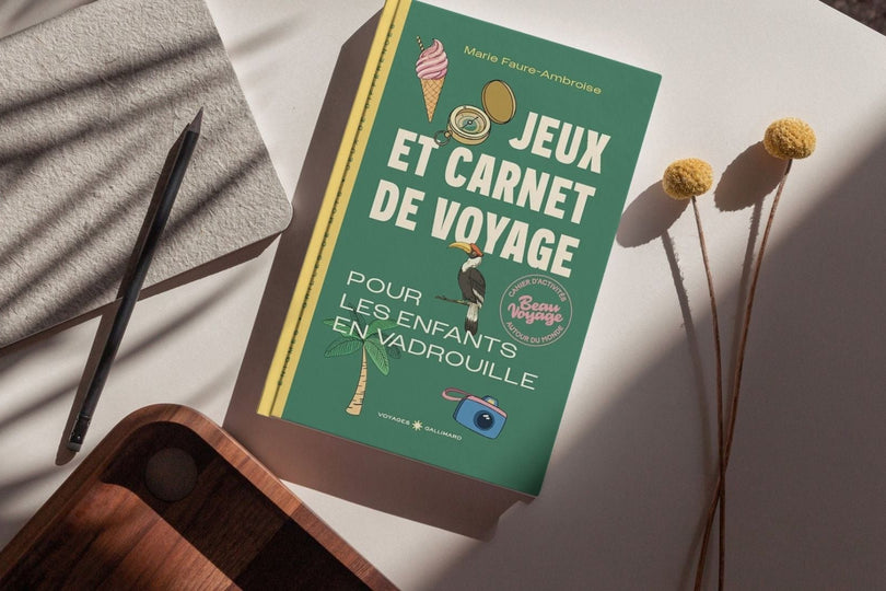 Jeux et carnet de voyage pour les enfants en vadrouille
