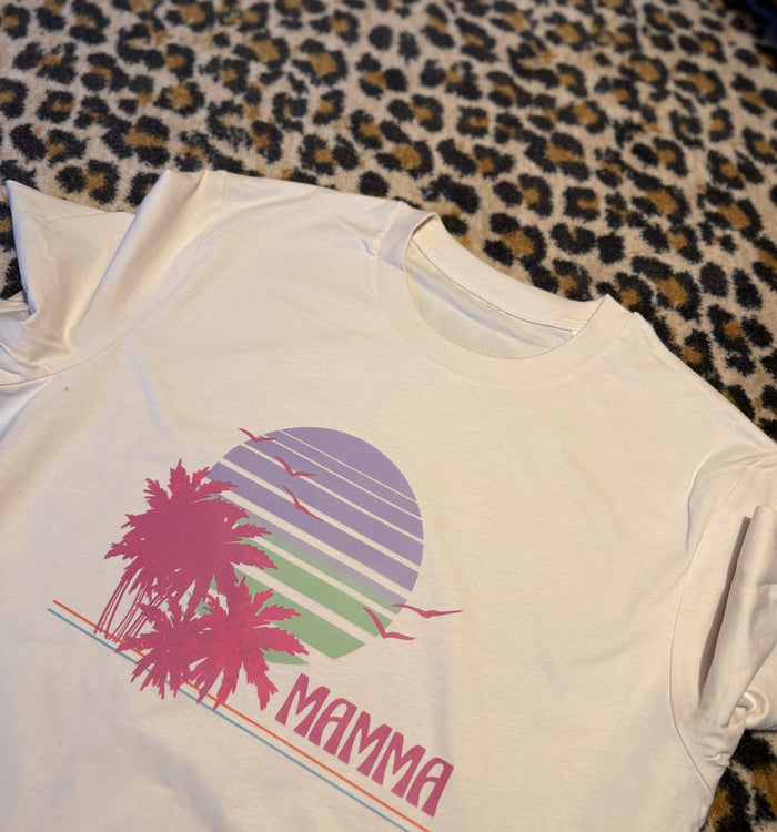 Tee-shirt MAMMA sous les palmiers