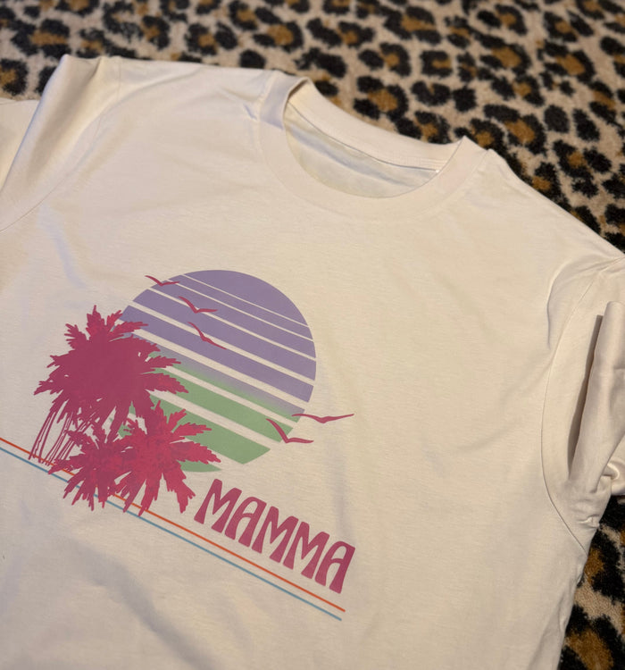 Tee-shirt MAMMA sous les palmiers