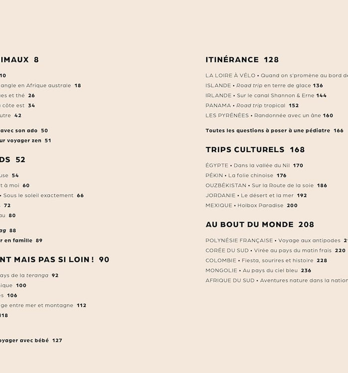 30 voyages incroyables à vivre avec les enfants